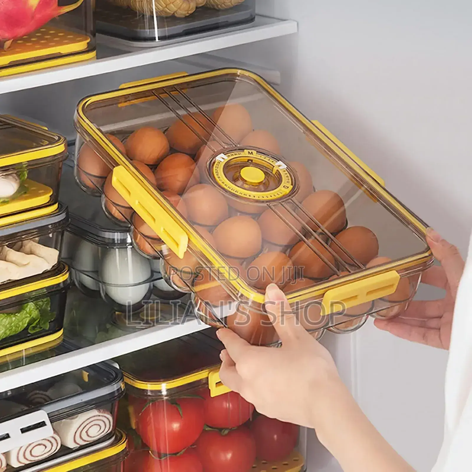Sellivic Egg Storage Container With Lid