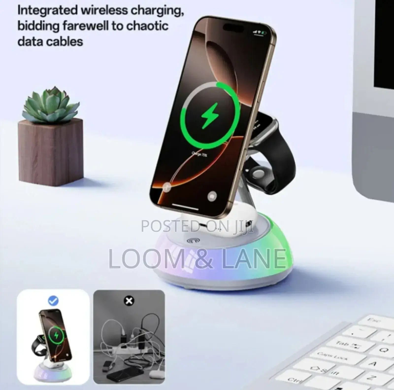 Yesido Ds31 3-in-1 Magnetic Wireless Charging Stand