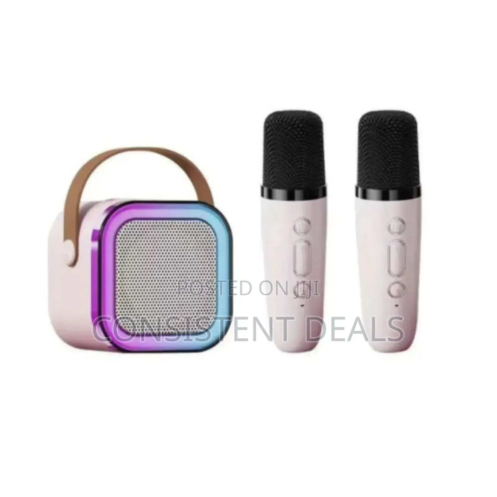 Wireless Karaoke Speaker With 2 Microphones