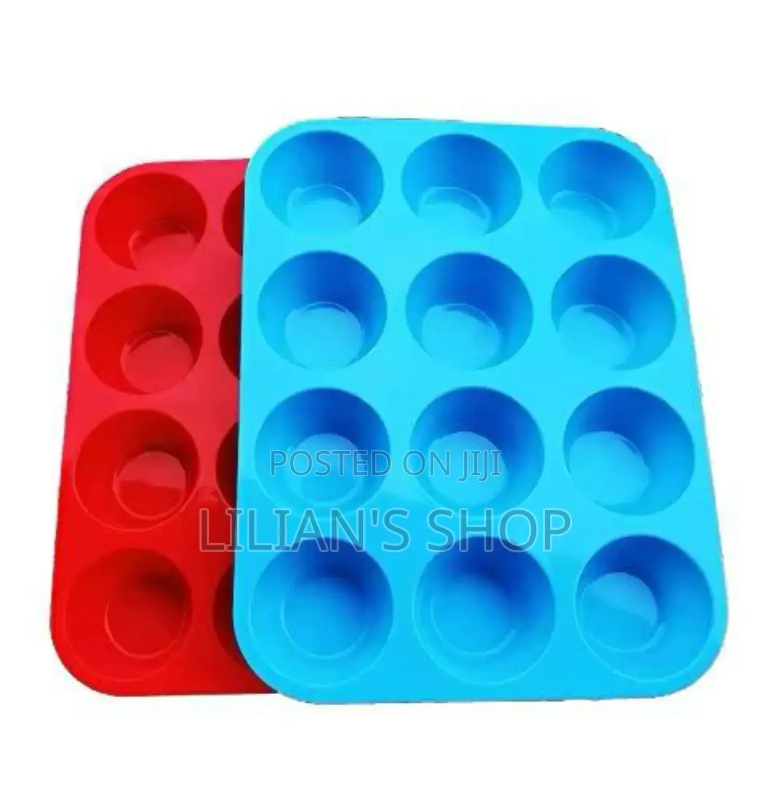 12holes Non Sticky Silicone Muffin Pans
