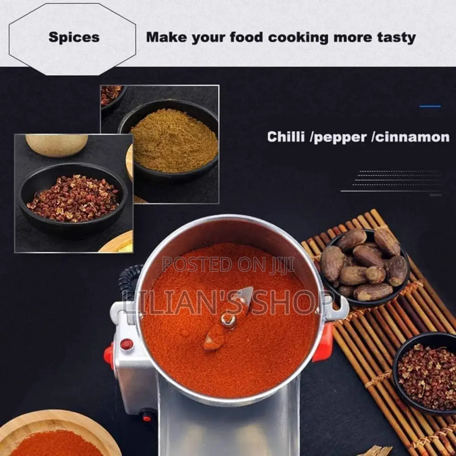 1kg Commercial Home Large Capacity Grains Grinder