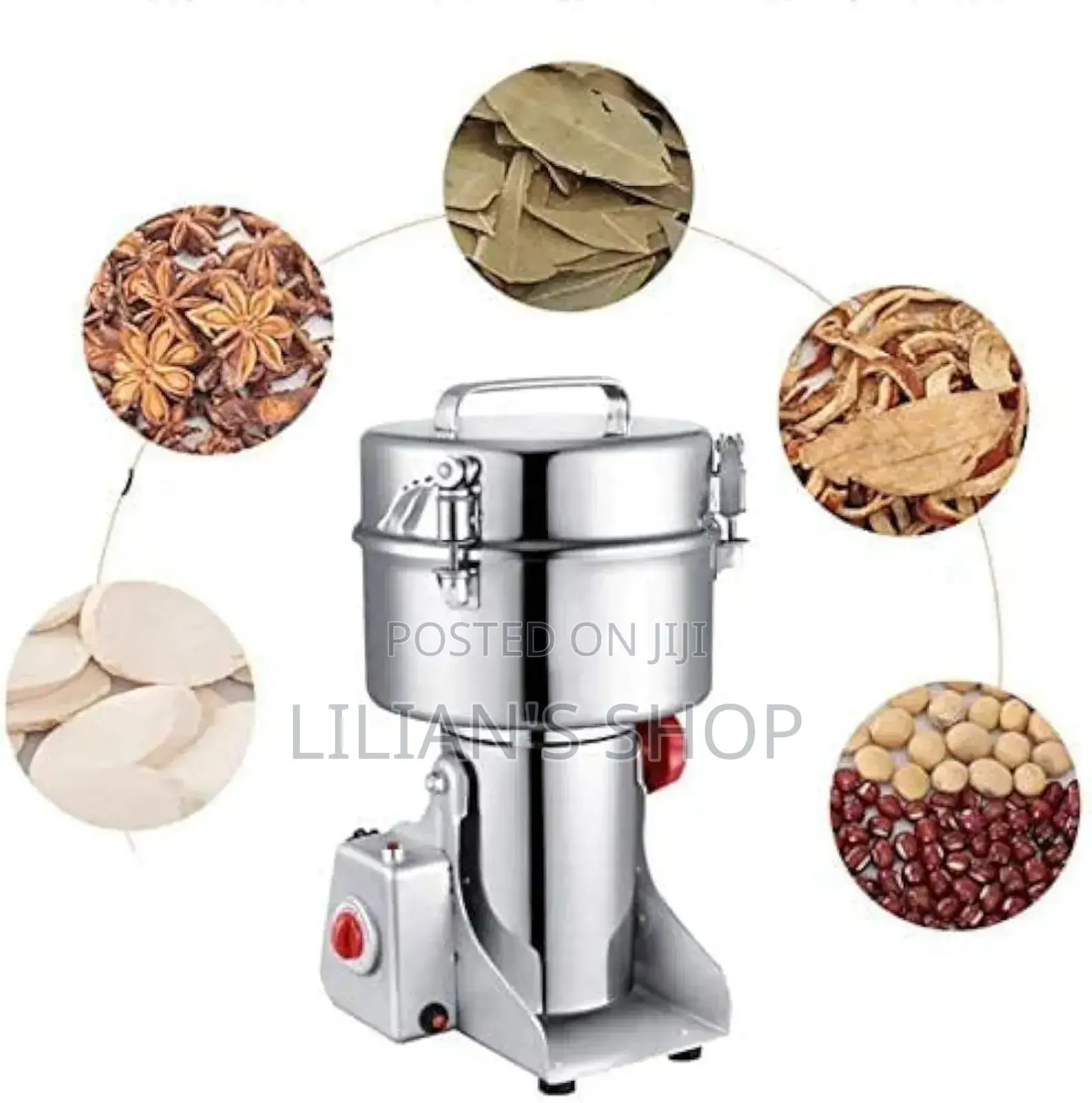 1kg Commercial Home Large Capacity Grains Grinder
