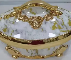 Round Gold Luxury Food Warmer(Chaffing Dish)