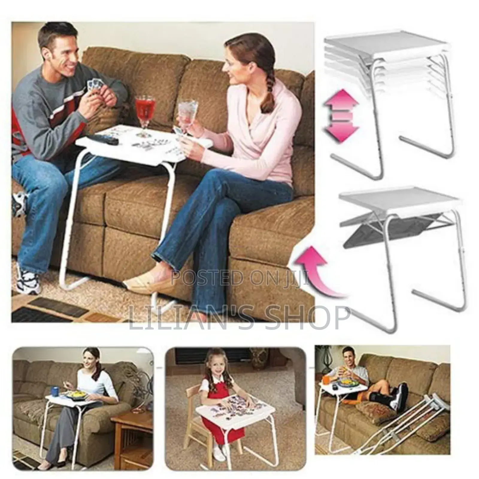 Portable Lightweight Adjustable Table