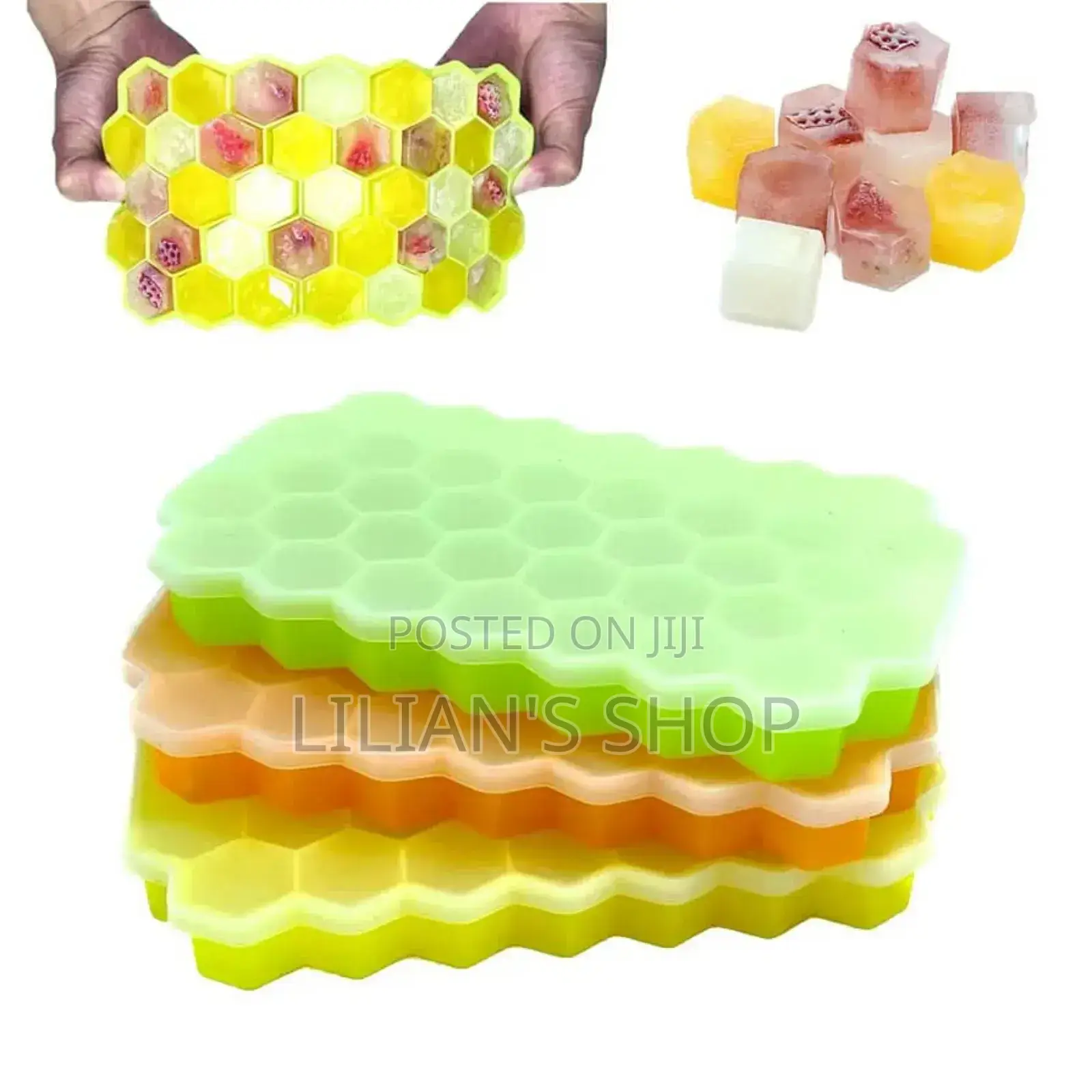 Honeycomb Shape Silicon Ice Cube Tray