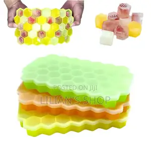 Honeycomb Shape Silicon Ice Cube Tray