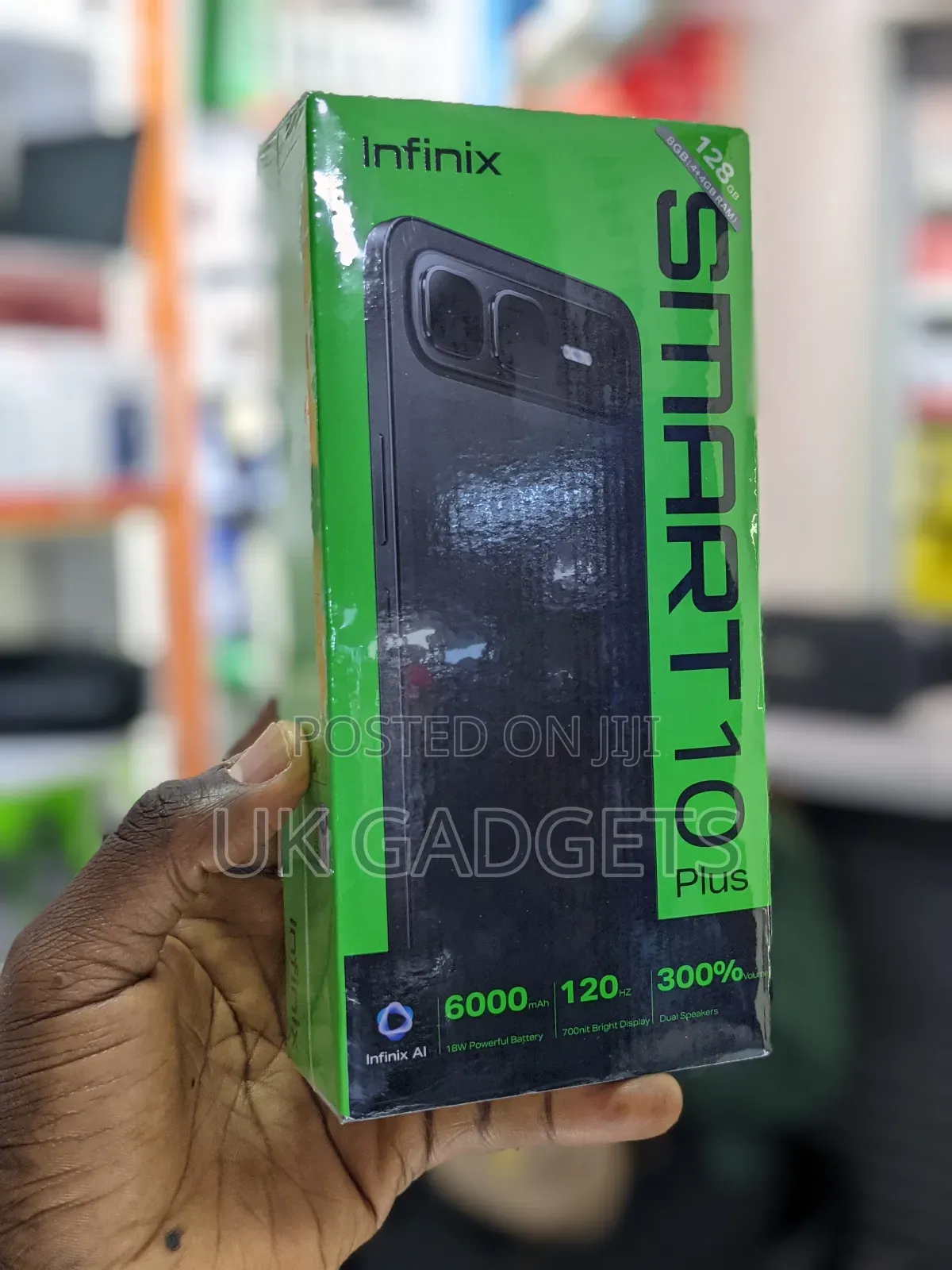 New Infinix Smart 10 Plus 128 GB Black