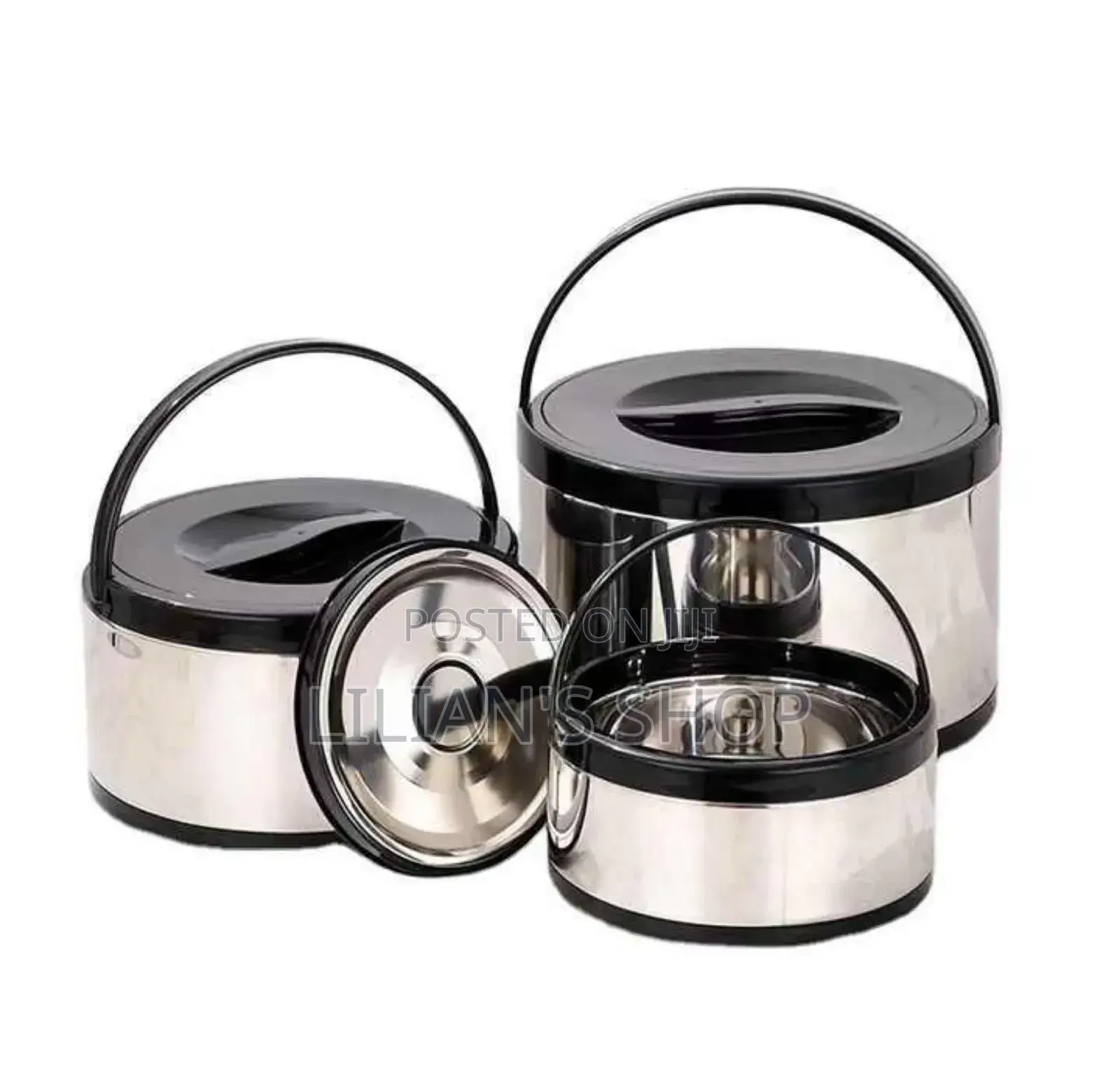 3-in-1 Insulated Lunch Box Tins