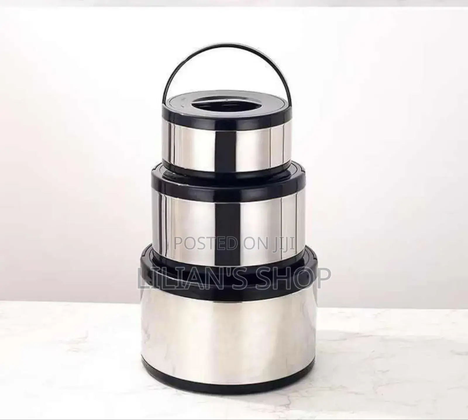 3-in-1 Insulated Lunch Box Tins