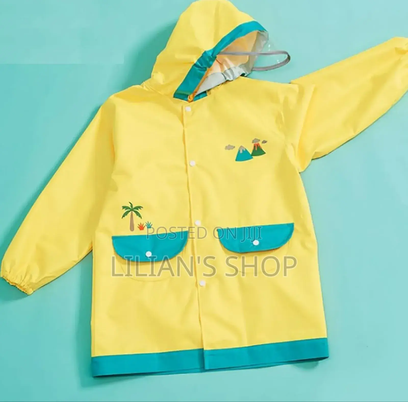 Kids Dinosaur Rain Jacket