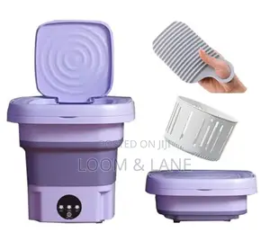 8l Foldable Mini Washer Machine and Drain Basket