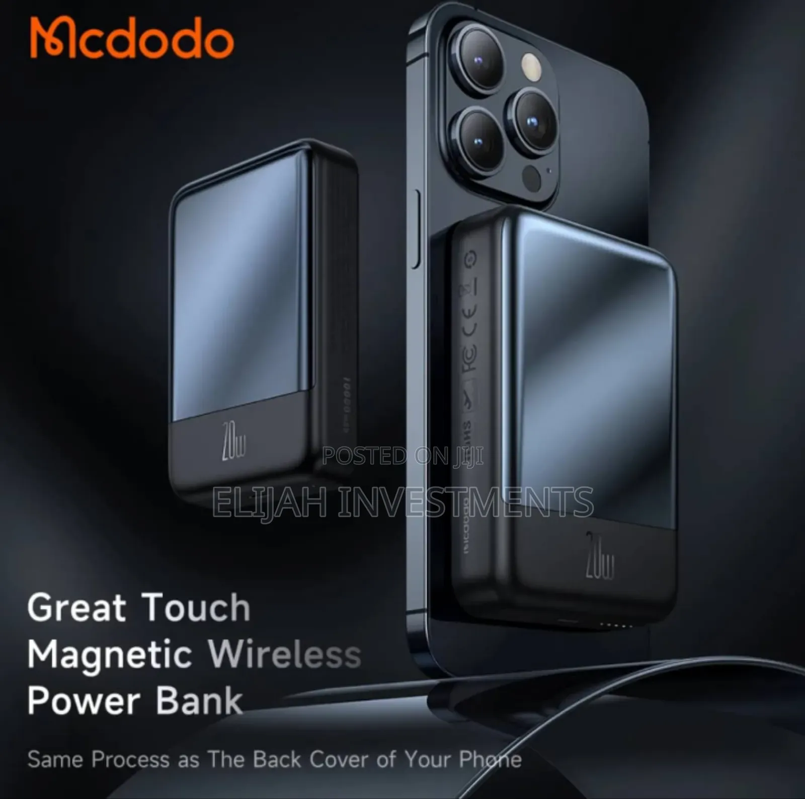 McDodo 20w 10000mah Magnetic Magsafe Powerbank