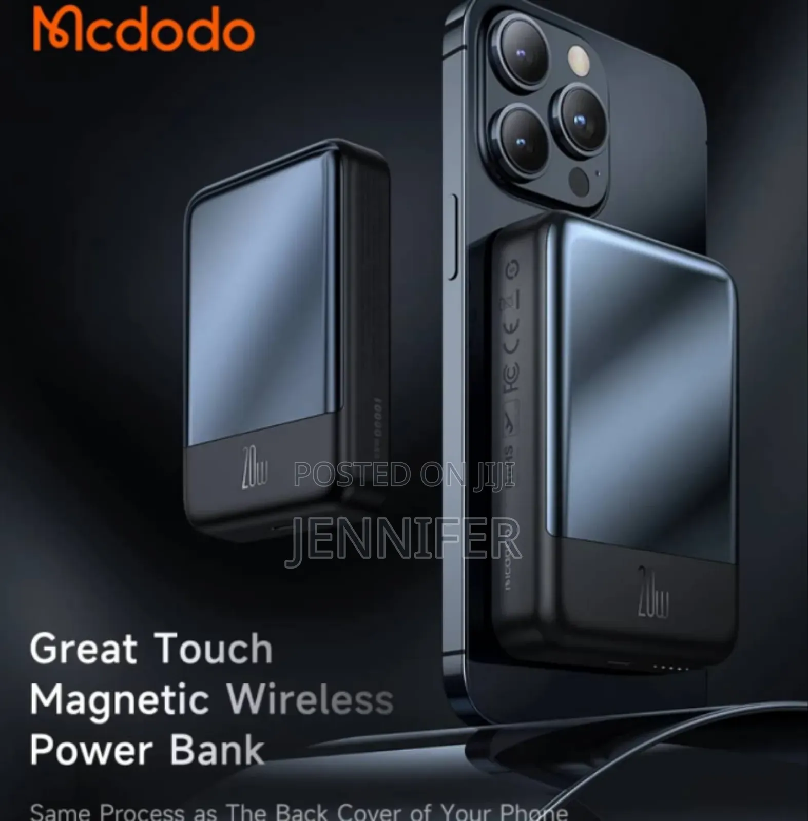 McDodo 20w 10000mah Magnetic Magsafe Powerbank