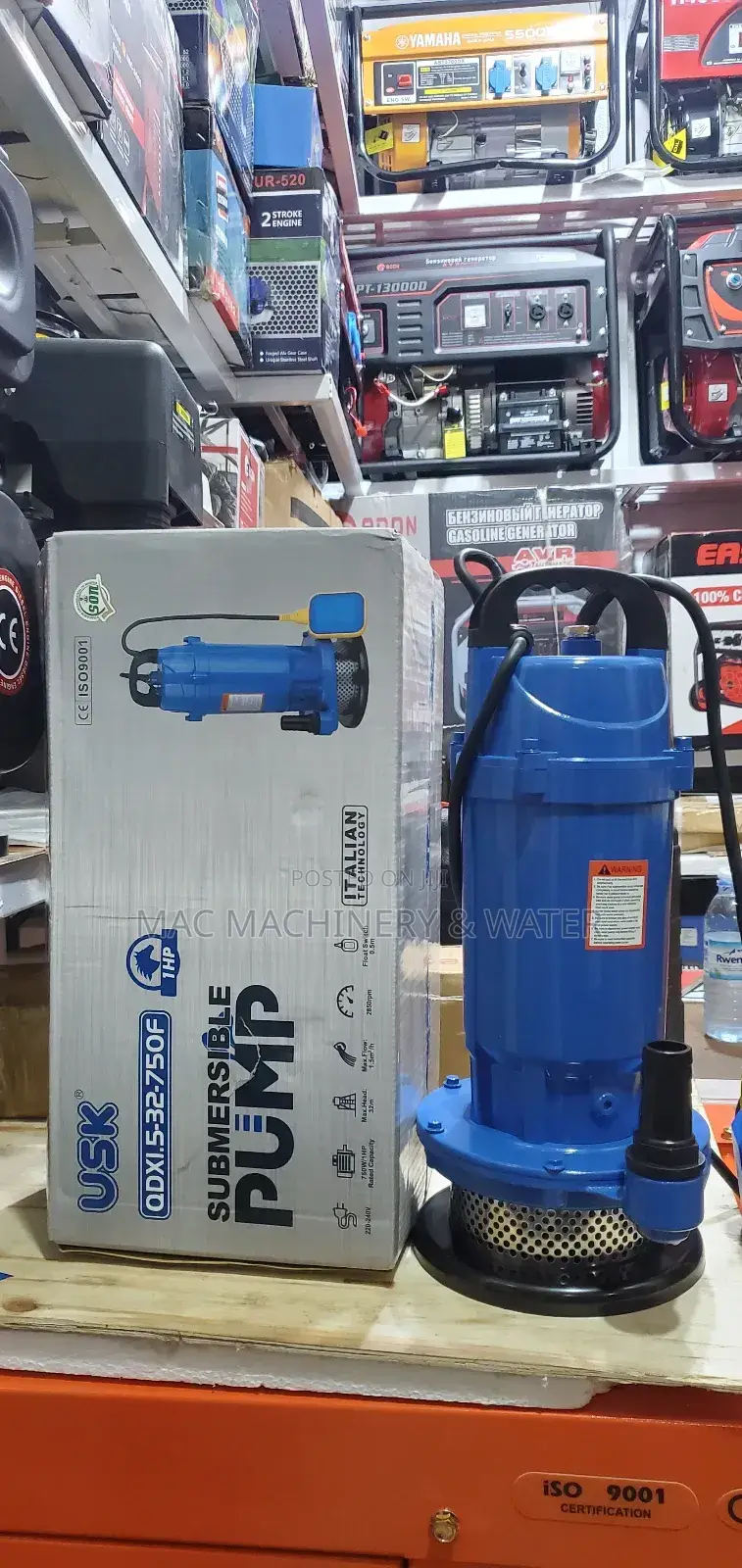 Submersible Deep Well Water Pump 32meters/120feet