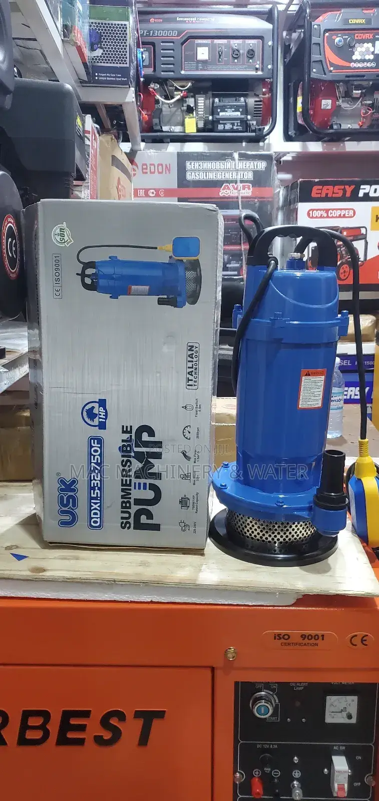 Submersible Deep Well Water Pump 32meters/120feet