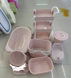 Comprehensive Pink Baby Bath Set