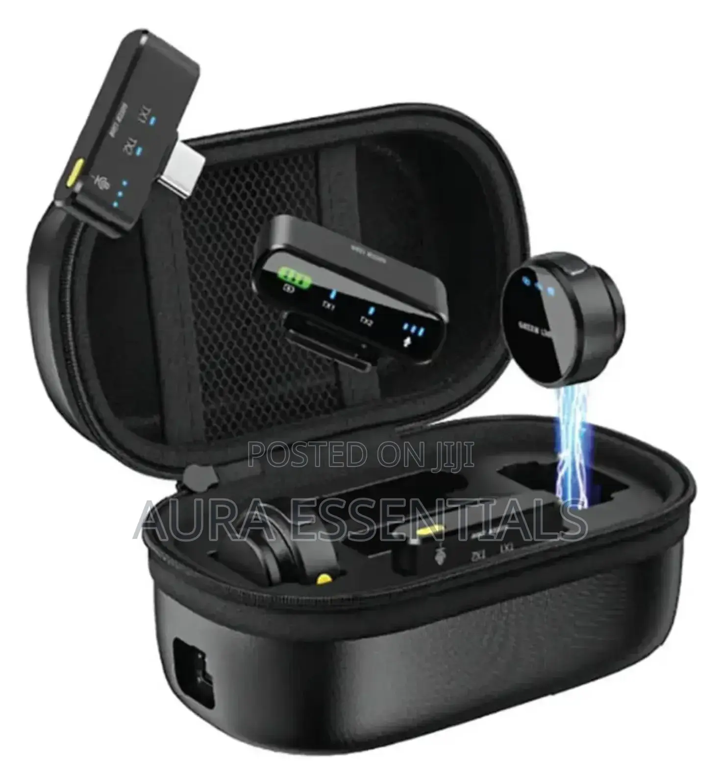 Green Lion Gm-85x 3 in 1 Wireless Microphone - Black