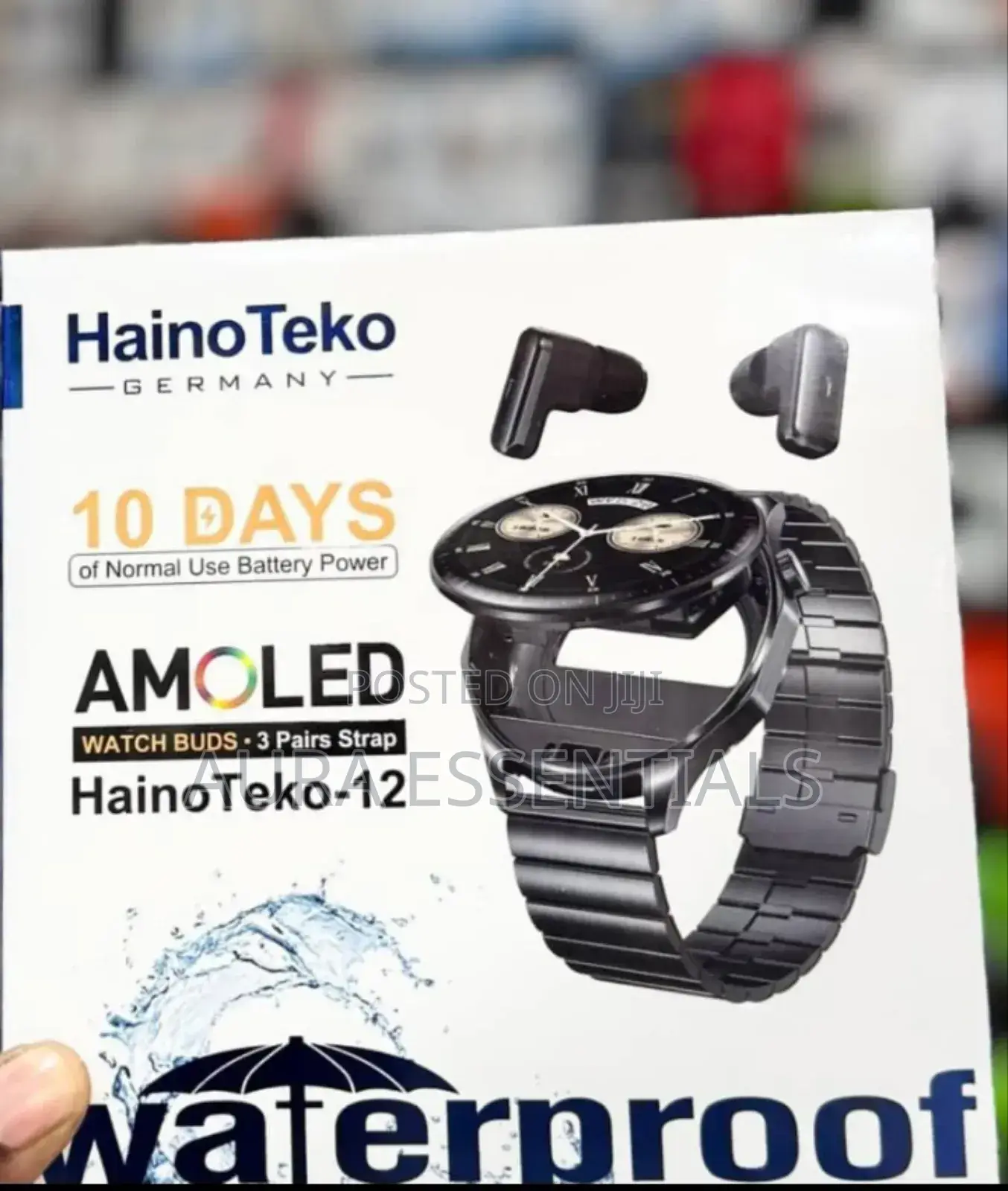 Haino Teko-12 Smartwatch and Earbuds Set.