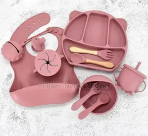 Baby Silicon Feeder Set