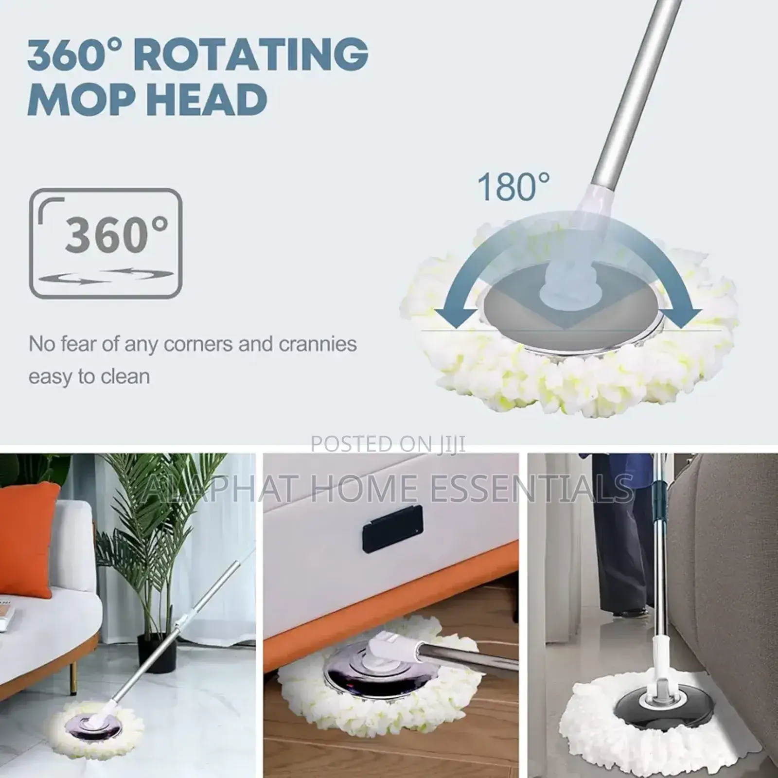 Spin Mop and Bucket