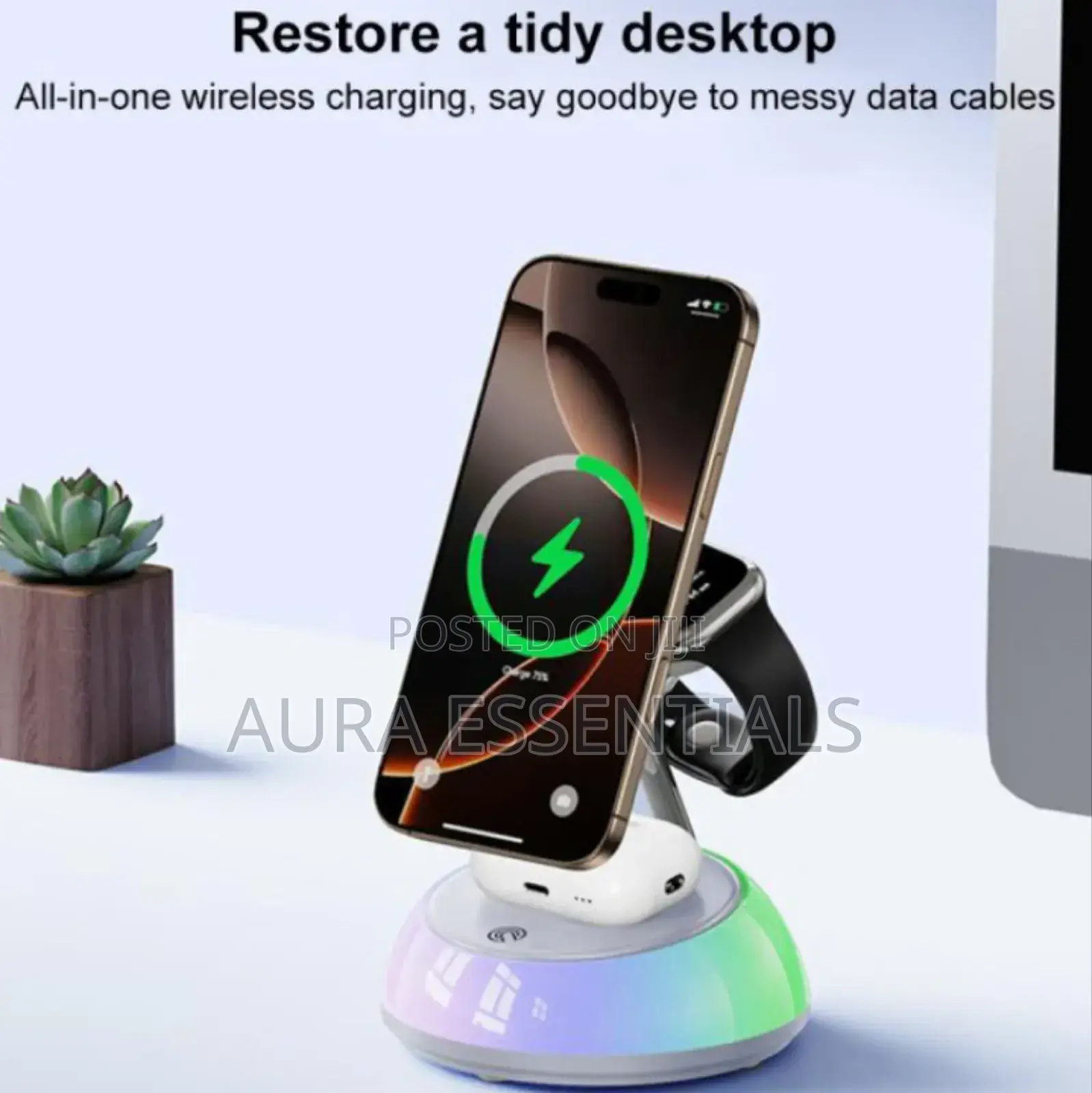 Yesido Ds31 3-in-1 Magnetic Wireless Charging Stand