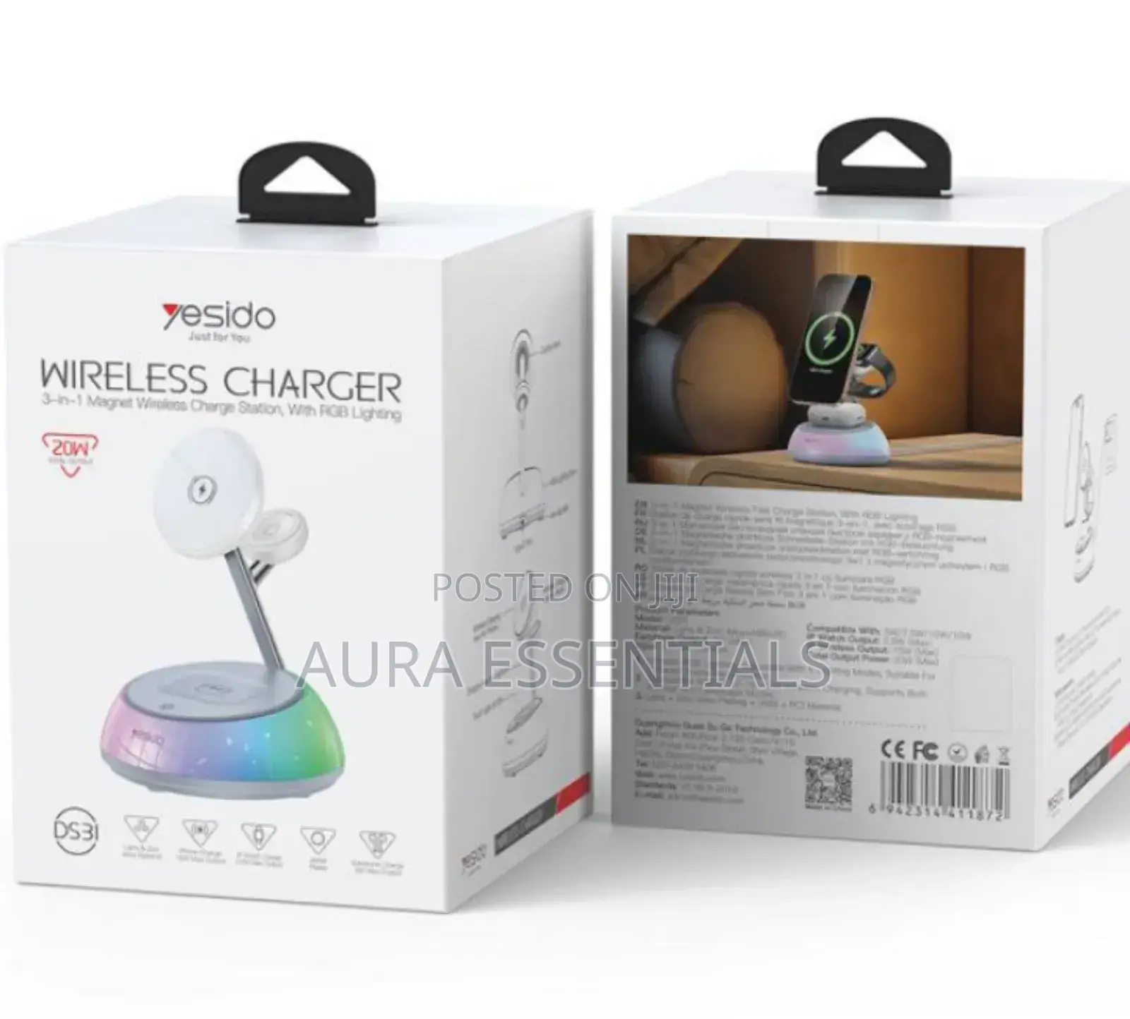 Yesido Ds31 3-in-1 Magnetic Wireless Charging Stand