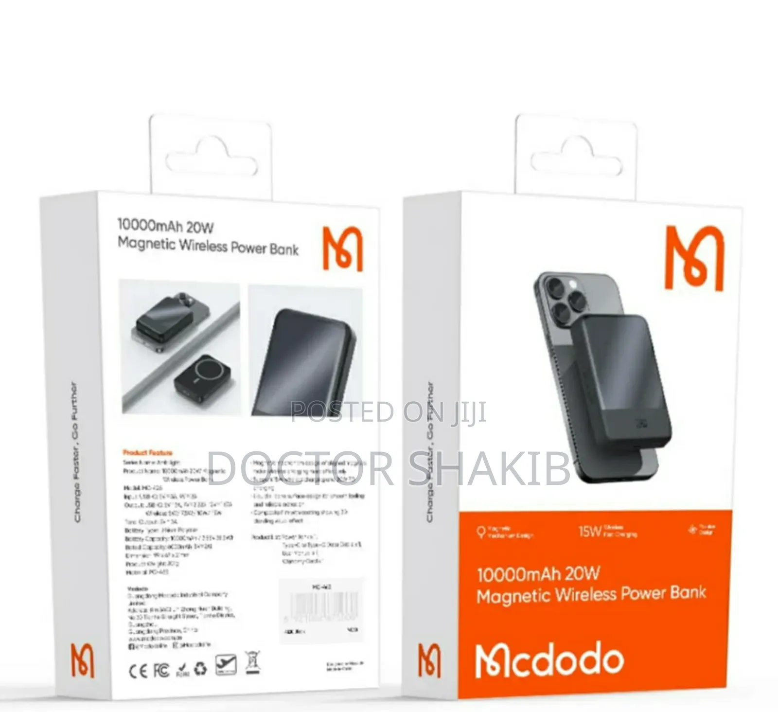 New McDodo 20w 10000mah Magnetic Magsafe Powerbank