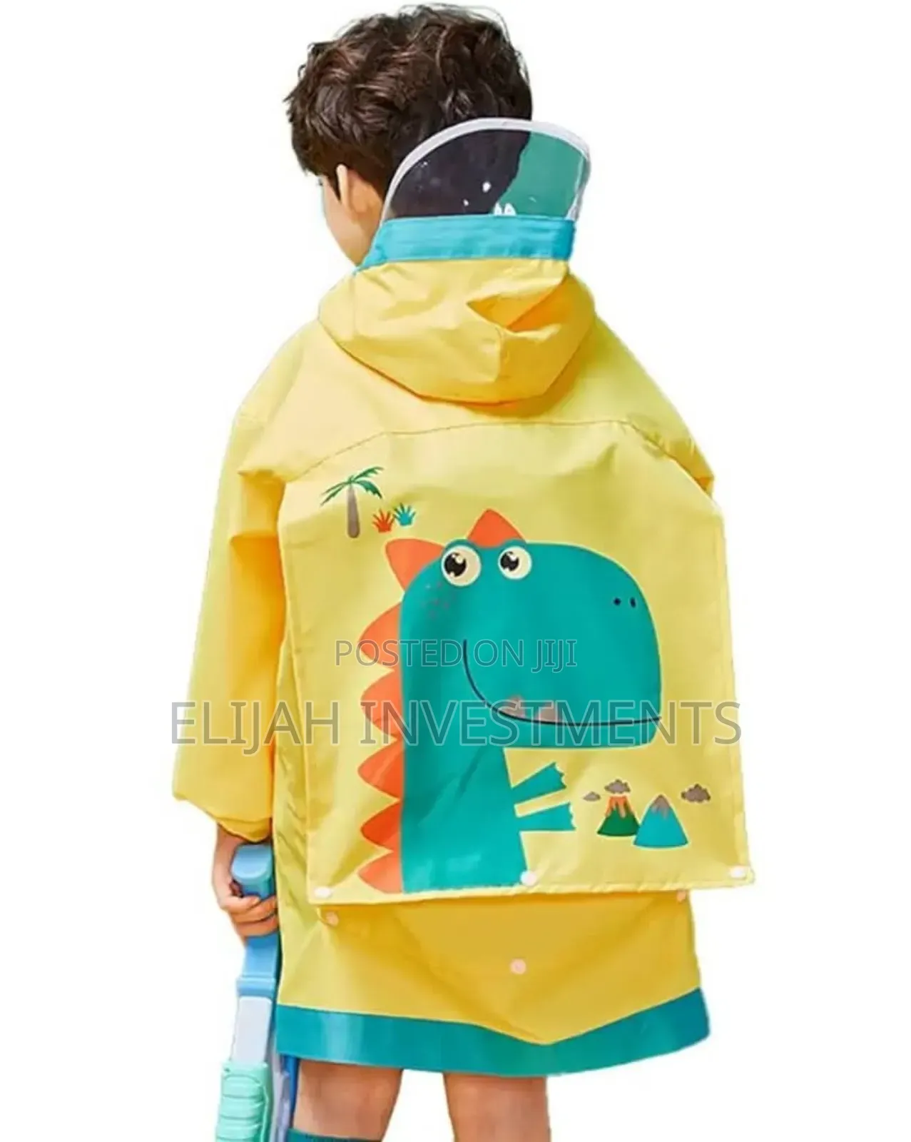Kids Dinosaur Rain Jacket