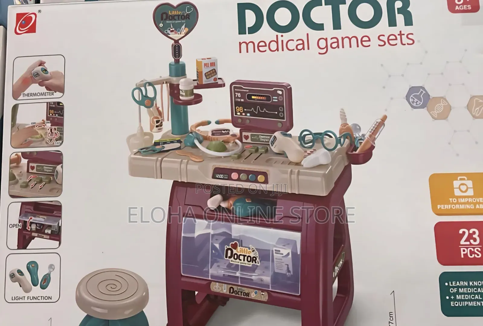 23pcs Kids Doctor Game Set(Doctor Play House)