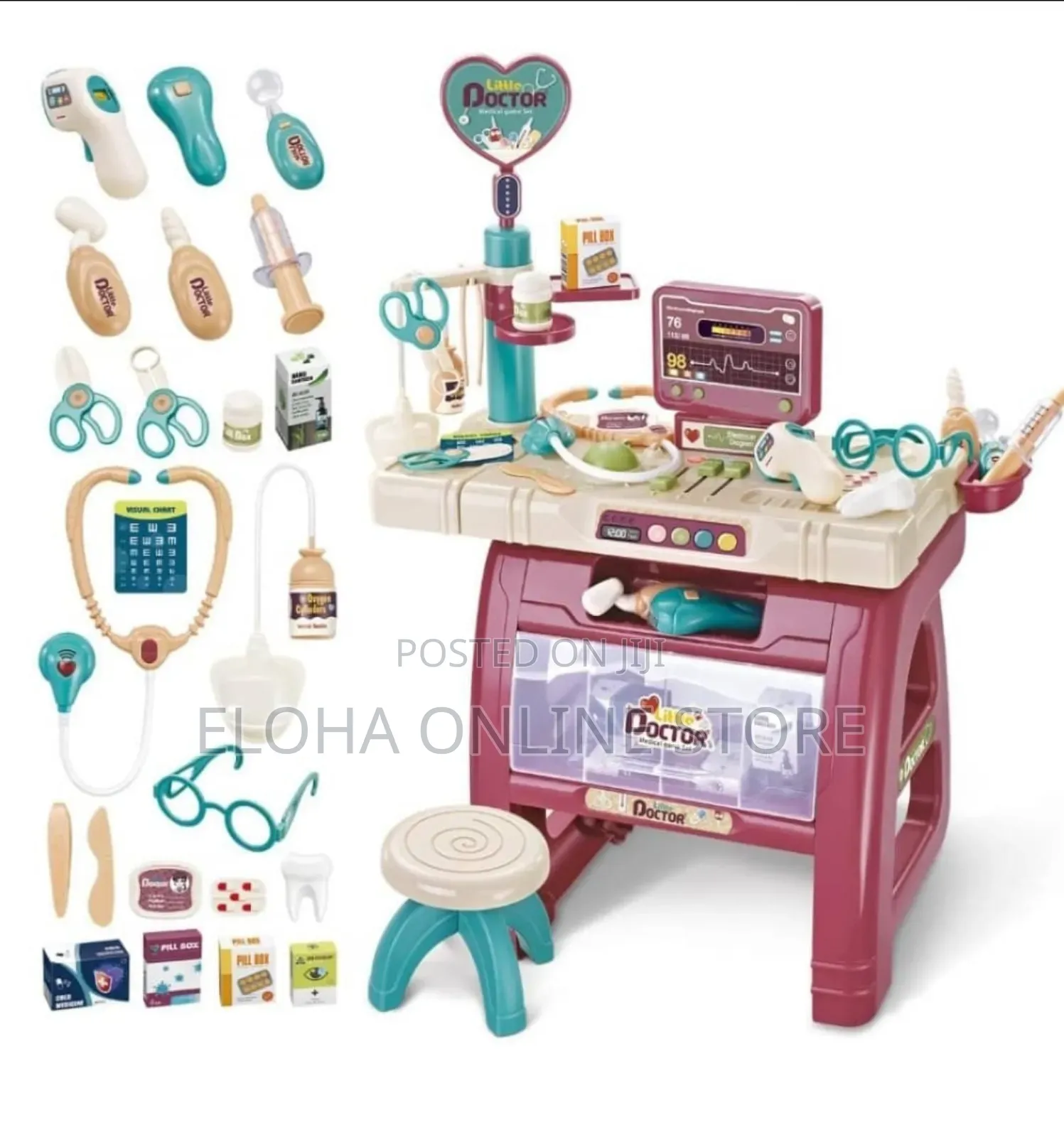 23pcs Kids Doctor Game Set(Doctor Play House)