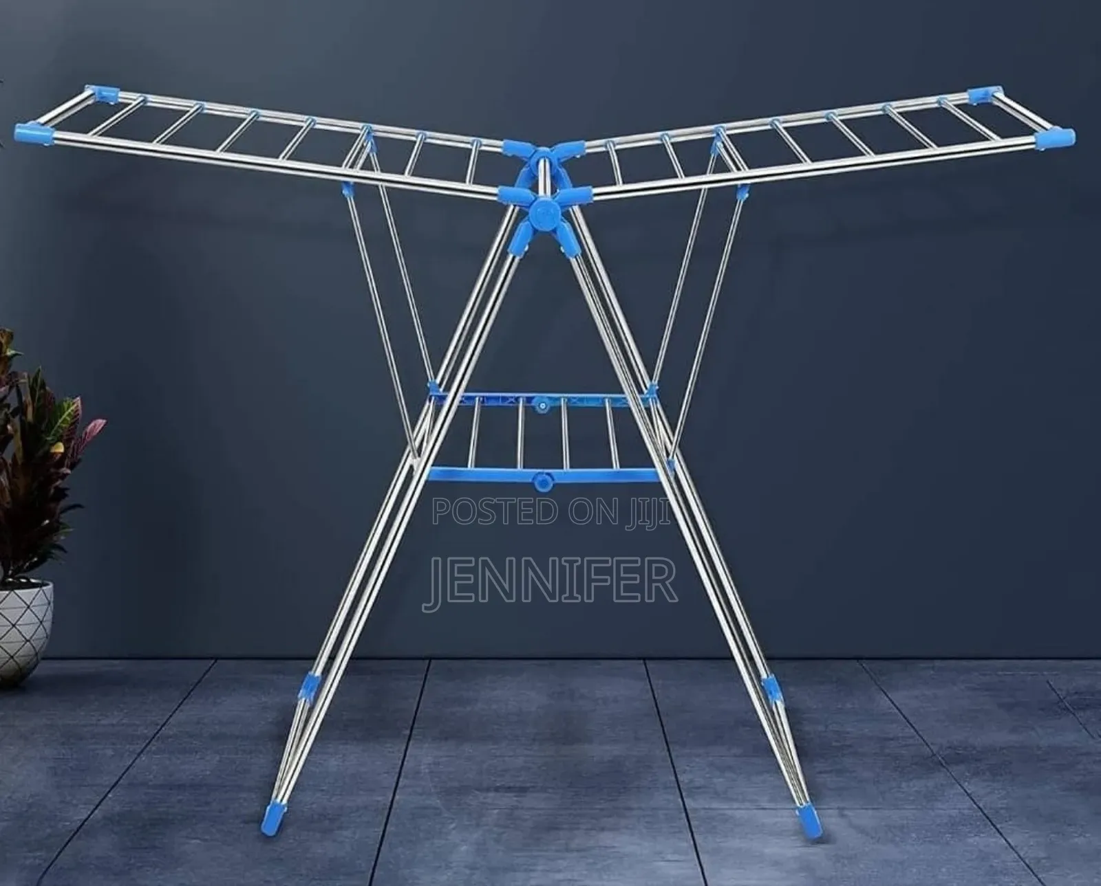 Plantex Stainless Steel Foldable Cloth Drying Rack.