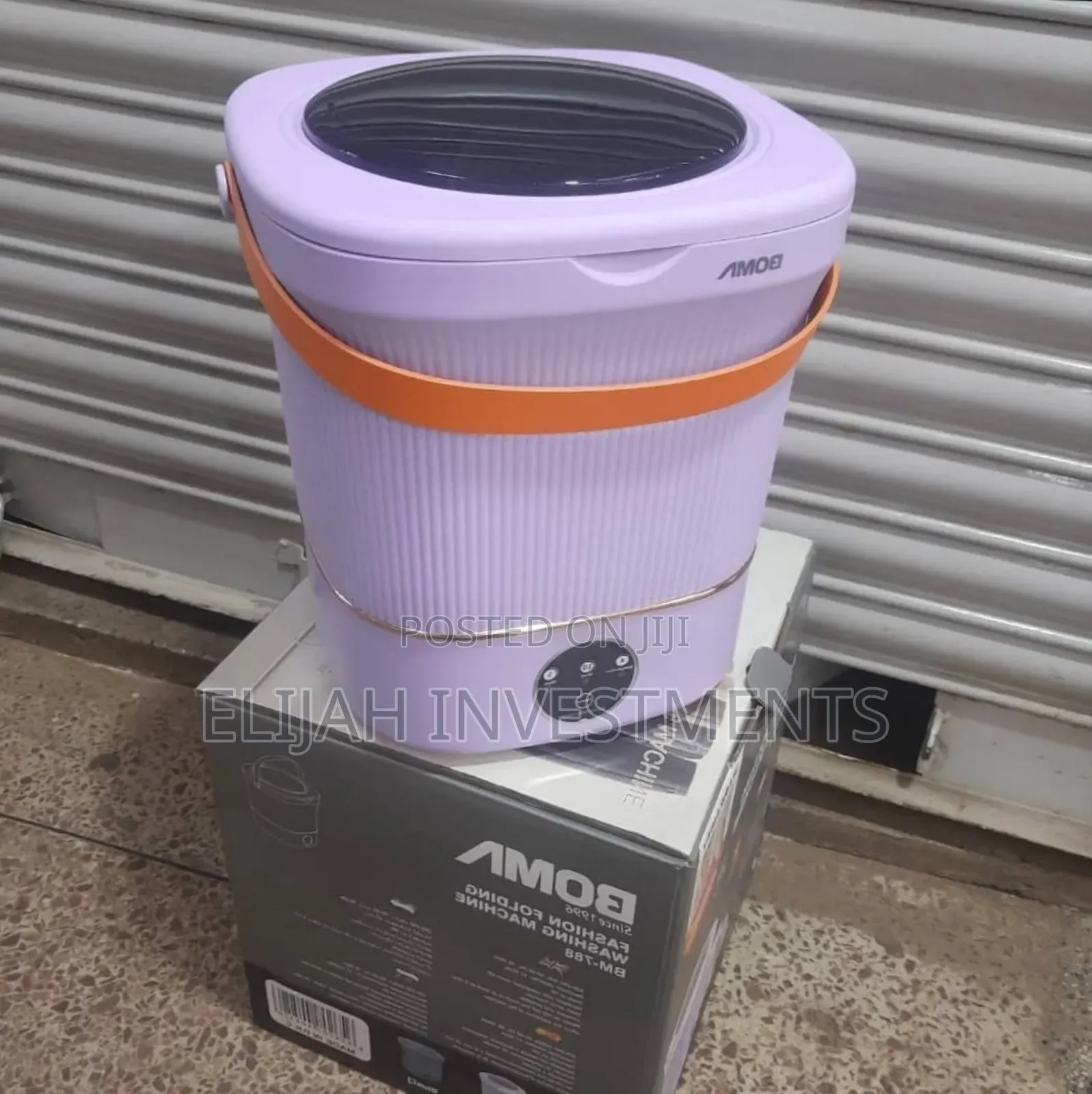 Boma Bm-188 Foldable Mini Washing Machine,