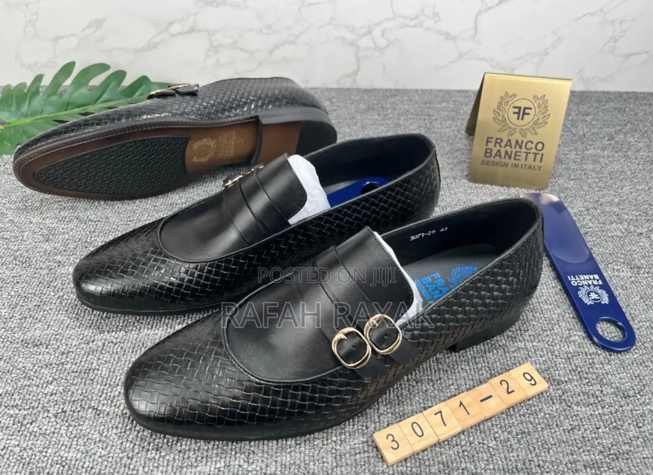 Original Black Men’S Super Classic Franco Banetti Loafers