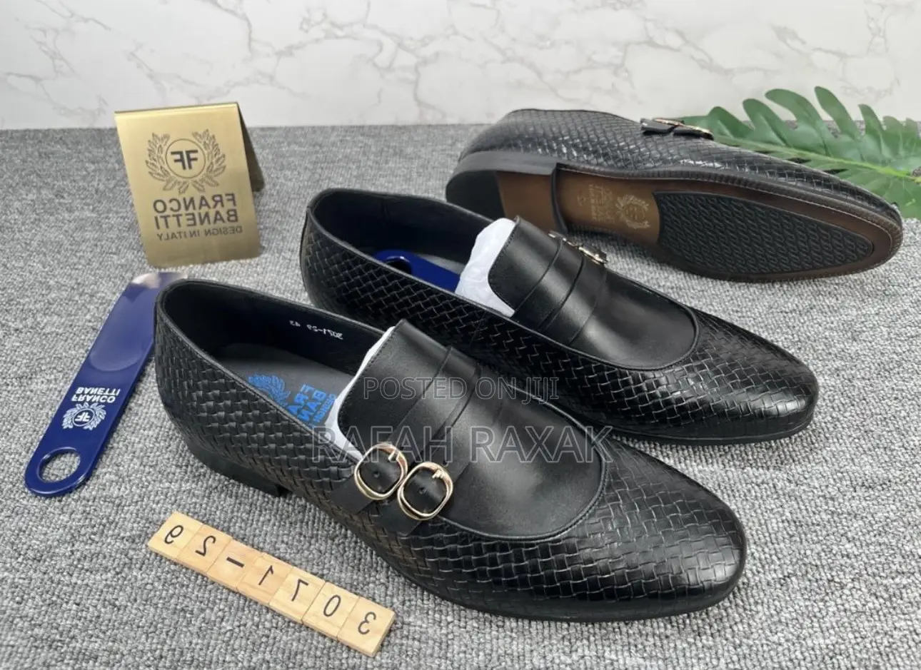 Original Black Men’S Super Classic Franco Banetti Loafers