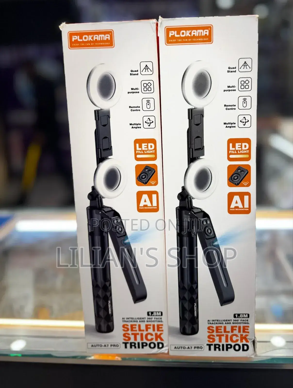 Plokama Auto -A7 Pro Ai Selfie Stick Tripod