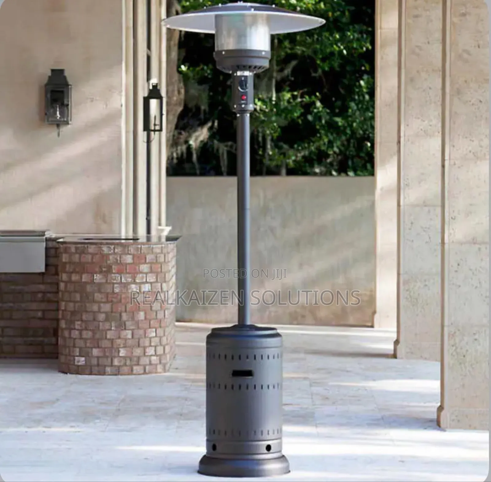 Usa Fire Sense Stainless Steel Commercial Gas Patio Heater