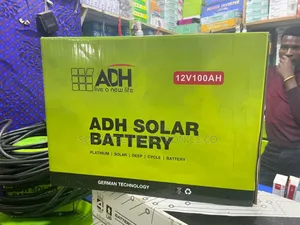 100ah German Technology Adh Solar Powder Battery Tech