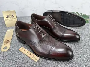Men’S Dark Tan Renato Castello Gentle/Office Shoes