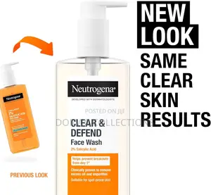 Photo - Uk Neutrogena Clear and Defend Face Wash 200ml