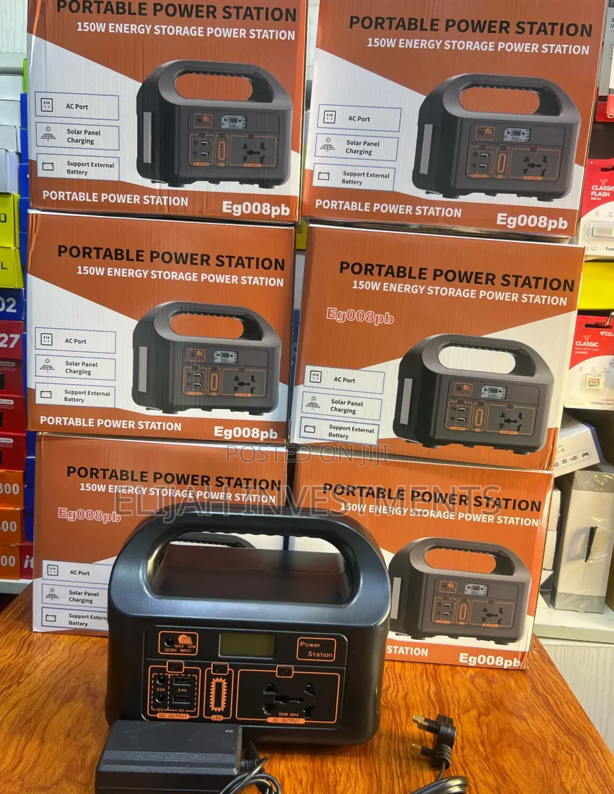 Portable Power Station 150w Black