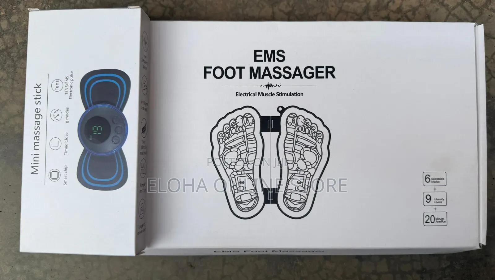 2in1 Neck and Foot Massager Package