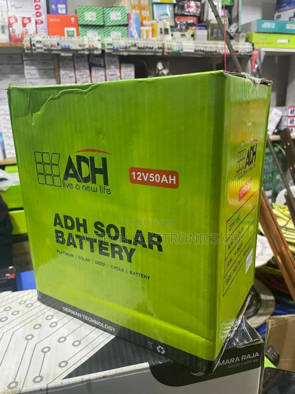 50ah German Technology Adh Solar Powder Battery Nova