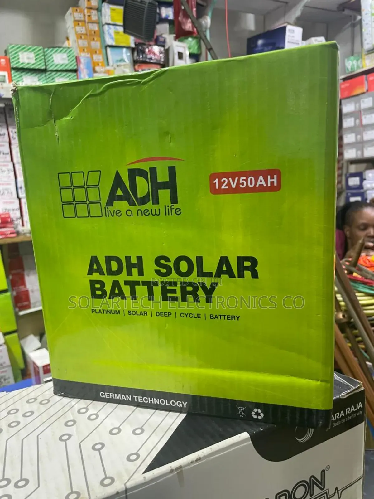 50ah Original Adh German Technology Solar Battery Zuka