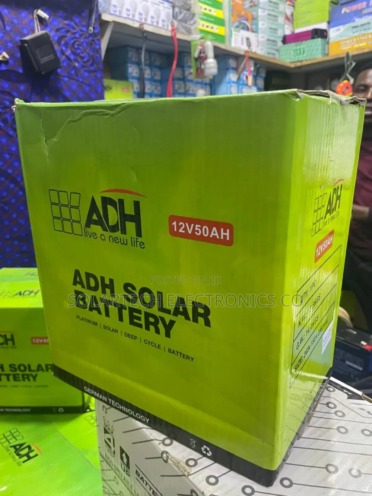 50ah Original Adh German Technology Solar Battery Zuka