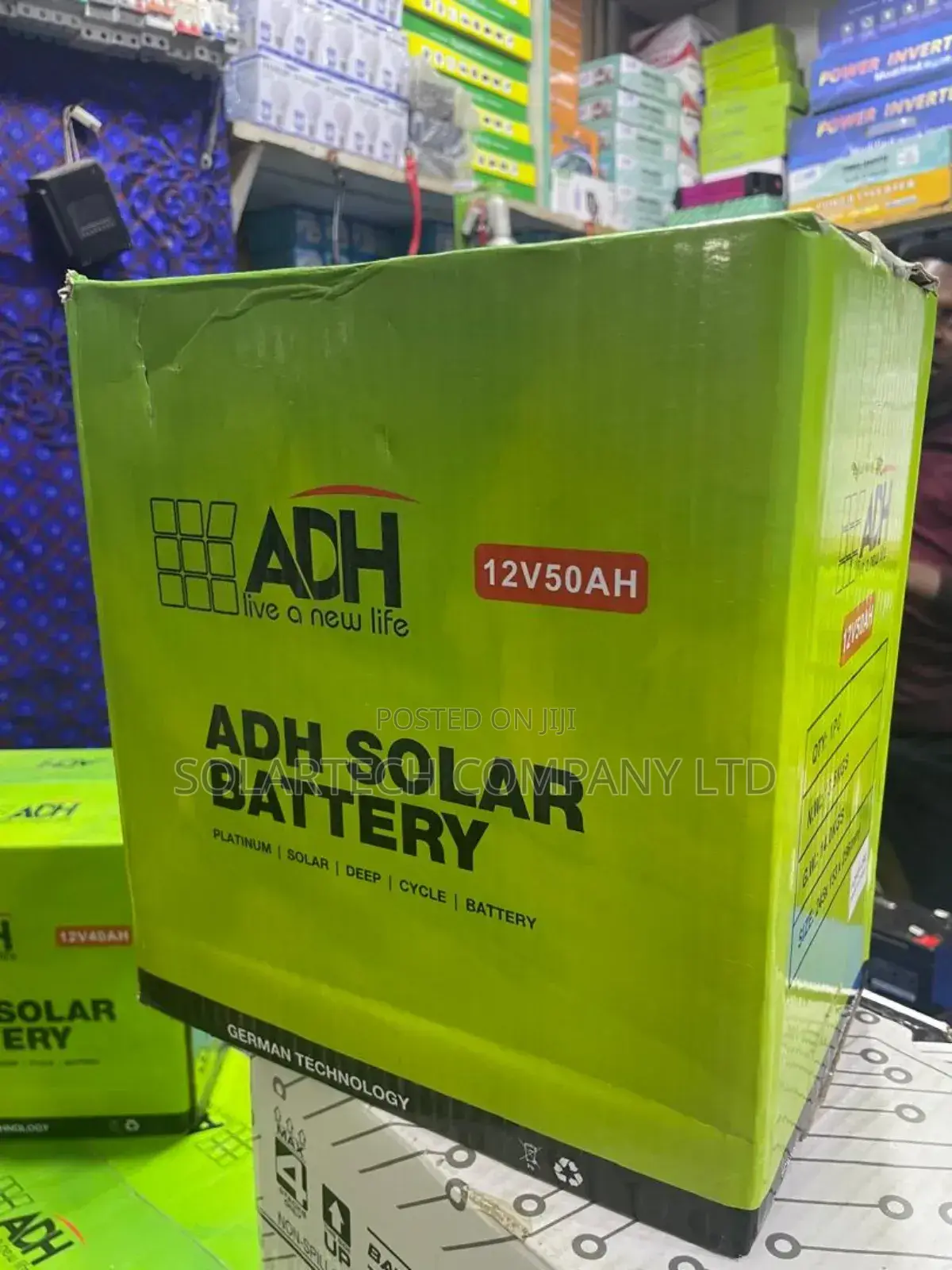 50ah Original Adh Solar Powder Battery Guko