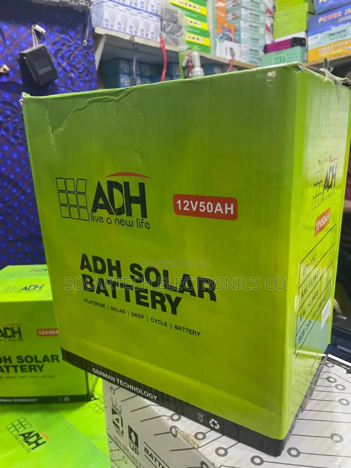 50ah Original Adh German Technology Solar Battery Cukm