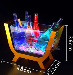 Led Boat Shape Heavy Duty Ice Bucket