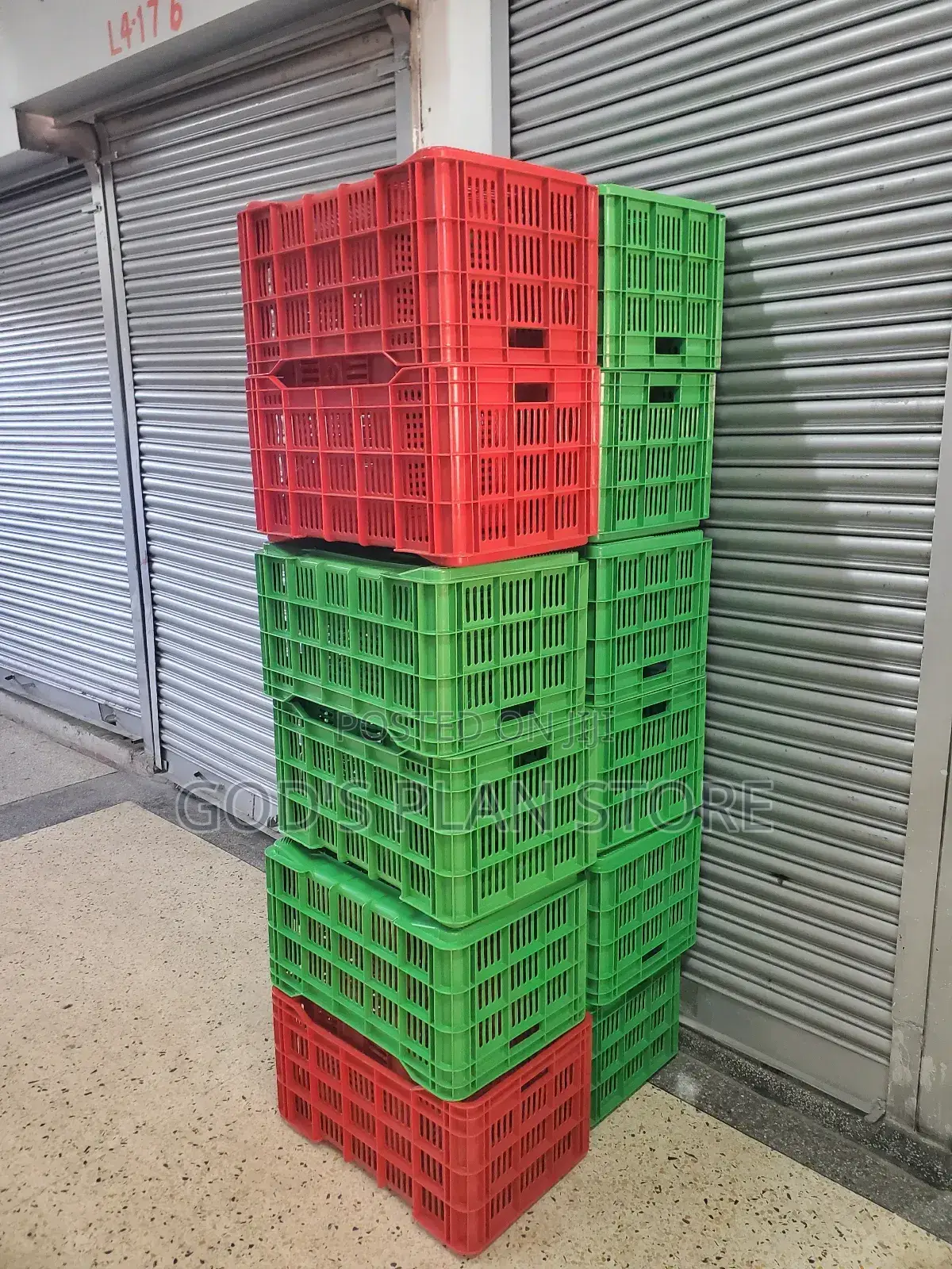 60×40×33cm Plastic Crates Plastic Crates