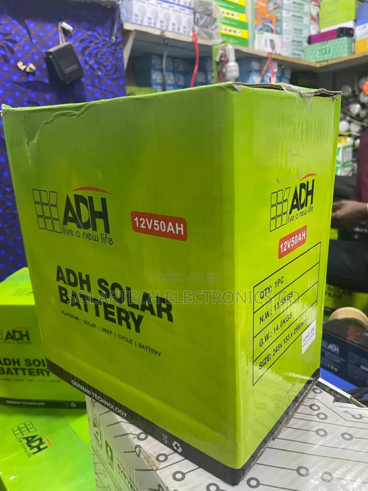 50ah Original Adh Solar Powder Battery Zaqo