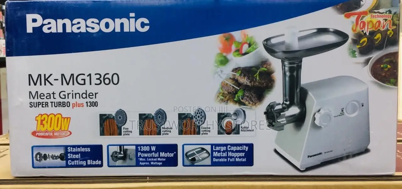 Panasonic Superturbo Meat Grinder Available